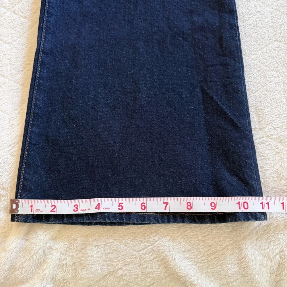 Madewell Skinny Flare Jeans in Dark Wash, size 32